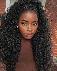 Darkskinnedblackbeauty Curly Hair Styles Curly Weave Hairstyles Long Curly Weave