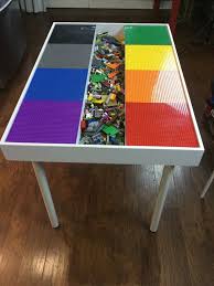 Tall Large Building Bricks Table Kids Building Blocks Table Kids Large Lego Table Activity Tabl Lego Table With Storage Building For Kids Lego Table
