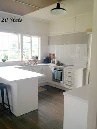 white u shaped kitchens home design