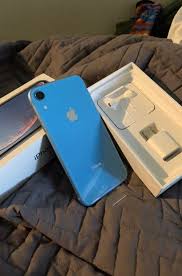 never used apple iPhone XR blue 64gb ...
