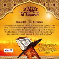 5009 dan muslim imam nawawi sendiri menjelaskan mengenai makna dari dua ayat terakhir surat al baqarah bahwa yang dimaksudkan adalah allah akan memberikan. Tahukah Anda 20 Keutamaan Surat Al Baqarah Dan Ali Imran Lengkap 2