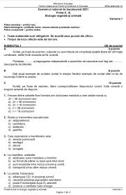 Scrieţi, pe foaia de examen, noţiunile cu care să completaţi spaţiile libere din afirmaţiile următoare, astfel încât acestea să. Subiecte Biologie Vegetala Si Animala Bacalaureat 2021 Bacalaureat