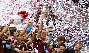 Hibernian, winners in 2016 final, are denied fourth success. Hibernian 1 Hearts 5 Jambos Win Scottish Cus Daily Mail Online