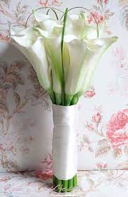This package is ideally suited for more intimate weddings or registry office ceremonies. Bridal Bouquet Large Ivory Calla Lily Bouquet Real Touch Calla Lil Kate Said Yes Weddings