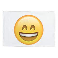 Smile Closed Eyes Emoji Pillowcase Zazzle Com Emoji Duvar Kagidi