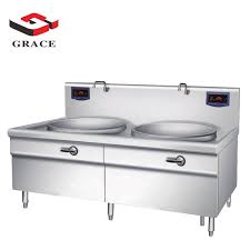 Older free standing sinks were generally a bit taller and much shallower, because of this issue. Grace Commercial Stainless Steel Kitchen Equipment 12kw Double Induction Cooker Wok Grace