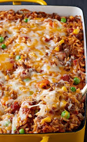 Mexican Beef Rice Casserole Recipe Mexican Food Recipes Flavorful Beef Recipes