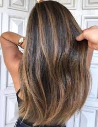 The hairstyle with bangs and you can see hair color experiments. Golden Blonde Highlights Balayage Brunette Hair Styles Brown Hair Balayage