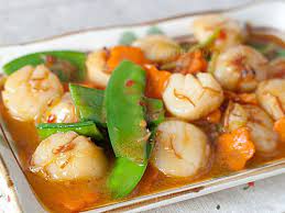 Stir Fry Scallops With Xo Sauce Scallop Recipes Cantonese Food Fried Scallops