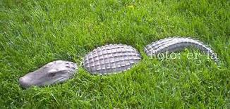 3tlg Krokodil Garten Deko Giessform Zum Gips Beton Zement Giessen Garten Deko Garten Deko