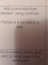 The prominence of your parenthesis and the flow of your sentence will depend on your choice of parenthetical punctuation. Add A Nonrestrictive Element Using Commas Brainly Com