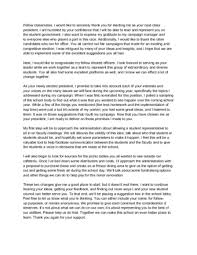 The writer did a very good job in presenting i believe that homework should not be viewed as a mandatory part of education for several reasons. How To Write A Speech For School Elections 14 Steps