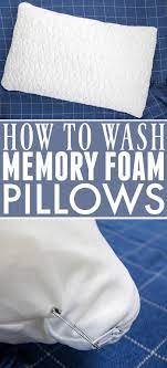 How To Wash Memory Foam Pillows The Creek Line House Foam Pillows Memory Foam Pillows Diy Cleaning Products Recipes
