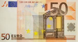 50 Euros One Banknote 50 Euros European Paper Money Ad Banknote Euros Money Paper European Ad Bank Notes Euro Paper Currency