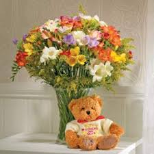 See the best & latest mothers day flowers free shipping on iscoupon.com. Sendabunch Guernsey Flowers Mother S Day Freesias With Mothers Day Bear And Free Delivery Buy Online In Faroe Islands At Faroe Desertcart Com Productid 58495765
