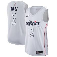 Nike Wizards 2 John Wall White Nba Swingman City Edition Jersey White Nikes Washington Wizards Nba Jersey