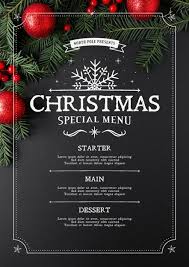 Download the best free christmas flyer templates for photoshop! Christmas Menu Template Christmas Menu Design Menu Template Christmas Menu
