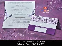Surat undangan merupakan bagian terpenting dalam terlaksananya suatu kegiatan baik itu diselenggarakan oleh instansi pemerintah. Undangan Pernikahan Ice Ocha Unique Card Wedding Invitation Produk