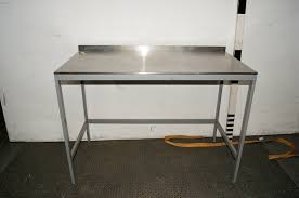 Over 38,500 products in stock. 0064091 Stainless Steel Top Work Surface Table H 90cm X 126 X 64 X 6off Stockyard Prop And Backdrop Hire