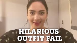 I thought I looked so cute in my new top & jumper combo -then I got home &  realised why people were staring at me