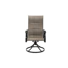 Style Selections Skytop Set Of 2 Black Metal Swivel Dining Chair S With Gray Sling Seat Lowes Com In 2020 Swivel Dining Chairs Dining Chairs Chair