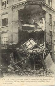 antwerpen 1914 drie koningenstraat gebombardeerd huis antwerpen oude foto s belgie