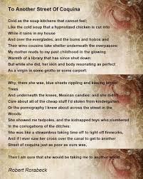 To Another Street Of Coquina - To Another Street Of Coquina Poem by Robert  Rorabeck