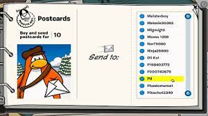 Which of these rooms does not have a game in it? Club Penguin How To Send A Postcard To A Mascot Youtube