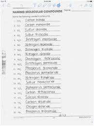 Naming Chemical Compounds Worksheet Answers Luxury Naming Covalent P Naming Chemical Compounds Worksheet Scientific Notation Word Problems Chemistry Worksheets