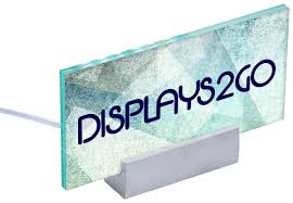 3 125 Illuminated Name Plate W Acrylic Panel Wall Mountable Led Lights Silver Acrylic Panels Name Plate Led Lights