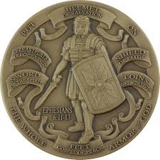 Armor Of God Challenge Coin Armor Of God Challenge Coins God