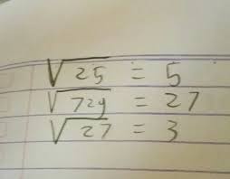 Karna bilangan akar pangkat 3 itu adalah kebalikan dr bilangan pangkat 3. Tentukan Hasil Dari Akar Pangkat 25 Akae Pangkat 729 Dan Akar Pangkat 27 Brainly Co Id