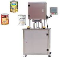 Canned Dried Food Semi Automatic Plastic Can Vacuum Nitrogen Filling  Flushing Can Sealer Nitrogen Machine