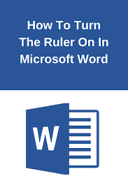 How To Turn The Ruler On In Word Howto Microsoft Word Microsoft Word Lessons Learning Microsoft Microsoft Office Word