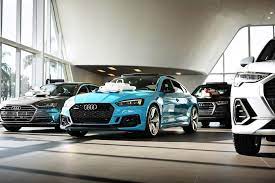 Don T Be Afraid To Stand Out With An Audi Exclusive Miami Blue Exterior This Rs5 Sportback Is Ready To Add Some Color To Any Roadway Or Audi Blue Exclusive