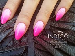 217 Best Ombre Nails Images Paznokcie Lakier Indigo