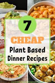 7 Cheap Plant Based Dinner Recipes For When You Re Broke Curves Cardio And Cupcakes Plant Based Recipes Dinner Plant Based Diet Meal Plan Plant Based Dinner