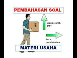 Fisika Kelas X Pembahasan Soal Materi Usaha Fisika Belajar Gerak