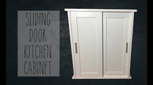 sliding door kitchen cabinet youtube