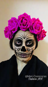 Diadema para catrina, tocado rosas, Día de muertos