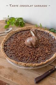 Tarte Chocolat Sarrasin Au Fil Du Thym Recette En 2020 Tarte Au Chocolat Alimentation Idee Dessert Facile