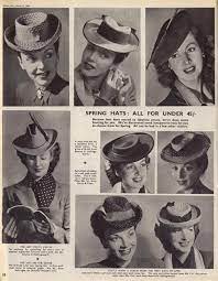 Spring Hats 1944 Spring Hats 1940s Hats Vintage Millinery