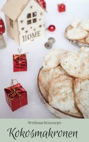 Adventskalender 14 Turchen Kokosmakronen The Inspiring Life Einfache Kokosmakronen Kokosmakronen Makronen