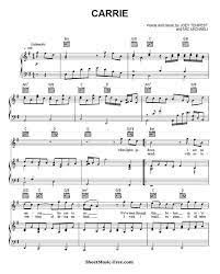 Escucha cientas de musicas por artista y canción musical para descargar tu propia música descarga musica a tu celular, smartphone o a tu pc las canciones completas de los mejores artistas. Carrie Sheet Music Europe Pdf Free Download Free Sheet Music Download Carrie Europe Sheetmusic Pianosheet Partituras Sparti Sheet Music Piano Sheet Music