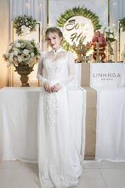 Vải áo dài cưới hỏi dạ hội. Chi Tiáº¿t Bá»™ Ao Dai Hoang Gia Cá»§a Hot Girl Xoai Non Vay CÆ°á»›i Cao Cáº¥p Linh Nga Bridal