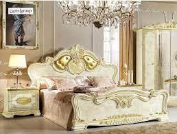 Showcasing a solid hue, this set is. Luxury Gold Ivory King Bedroom Set 5 Classic Royalty Made In Italy Esf Leonardo Walmart Com Walmart Com