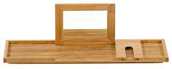 It has space for soap, sponge and more. In Stock Pacifica Bathtub Tray Transitional Shower Caddies By Westminster Teak Houzz