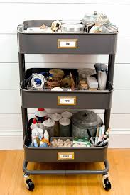 Organizing Craft Supplies With Ikea S Raskog Utility Cart Little House Of Four Creating A Beautiful Home One Thrifty Project At A Time Organizing Craft Supplies With Ikea S Raskog Utility Cart
