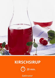 Kirschsirup Rezept Kirschsirup Kirschen Sirup