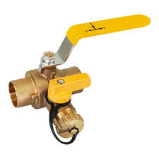 PLUMBFLEX 1 in. SWT High Flow Drain Ball Valve, 3 Way ...
